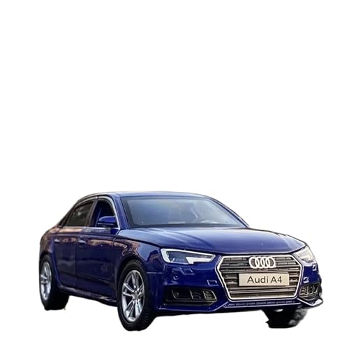 Druckguss-Auto im Maßstab 1:32 für Audi A4, Simulationslegierung, Auto-Modell, Sound und Licht, geeignet für Sammler, Modellfahrzeug (Farbe: B) von LUgez