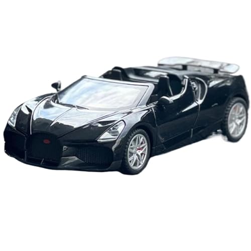 Druckguss-Auto im Maßstab 1:32 für Bugatti Mistral W16 Legierung Sportwagen Modell Metall Rennwagen Modell mit Sound und Licht Sammlermodell Fahrzeug (Farbe: A) von LUgez