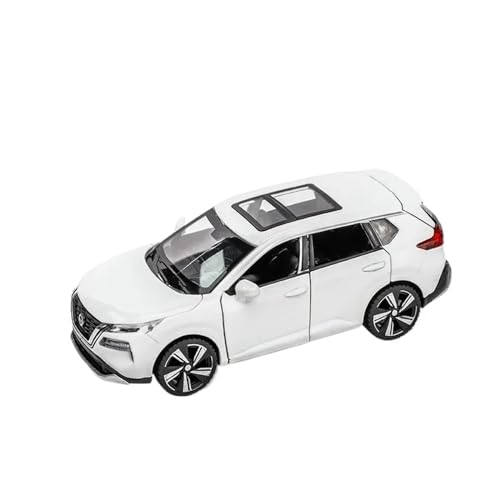 Druckguss-Auto im Maßstab 1:32 für Nissan X-TRAIL SUV Simulation Druckguss Metall Modellauto Sound Licht Rückziehauto Modell Sammlermodell Fahrzeug (Farbe: C) von LUgez