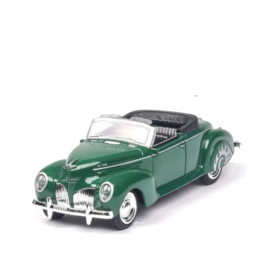 Druckguss-Auto im Maßstab 1:38 For LINCOLN Convertible Vintage Car Diecast Metal Model Car Sound Light Ziehen Zurück Car Model Sammelmodell (Color : D) von LUgez