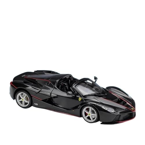 LUgez Druckguss-Auto im Maßstab 1:24 für Ferrari Laferrari Sportwagen, rot, statische Simulation, Druckguss-Modellauto, geeignet für Sammler, Modellfahrzeug (Farbe: A) von LUgez