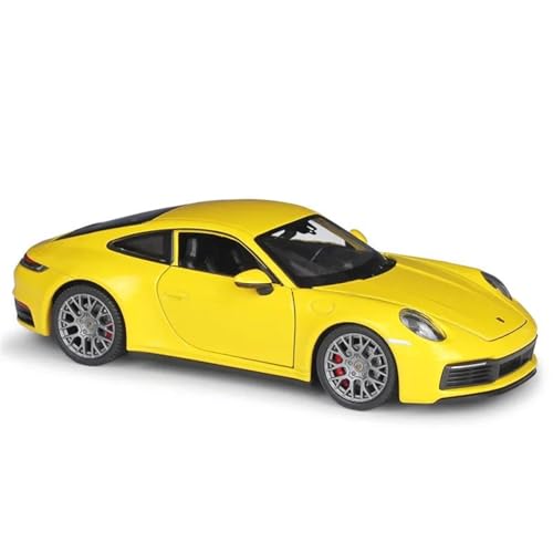 LUgez Druckguss-Auto im Maßstab 1:24 für Porsche 911 Carrera 4S Simulator Sportwagen Modell Metallauto Modell geeignet für Sammlung Sammlermodell Fahrzeug (Farbe: E) von LUgez