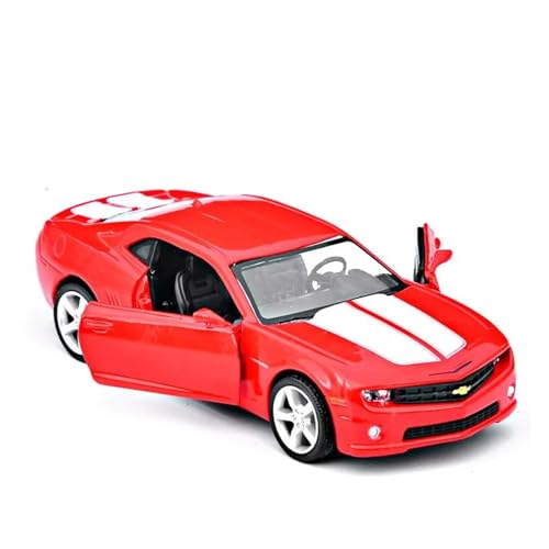 LUgez Druckguss-Auto im Maßstab 1:36 für Chevrolet Camaro Simulation Druckguss Sportwagen Modell Legierung Modell Rückziehauto Modell Sammlermodell Fahrzeug (Farbe: A) von LUgez