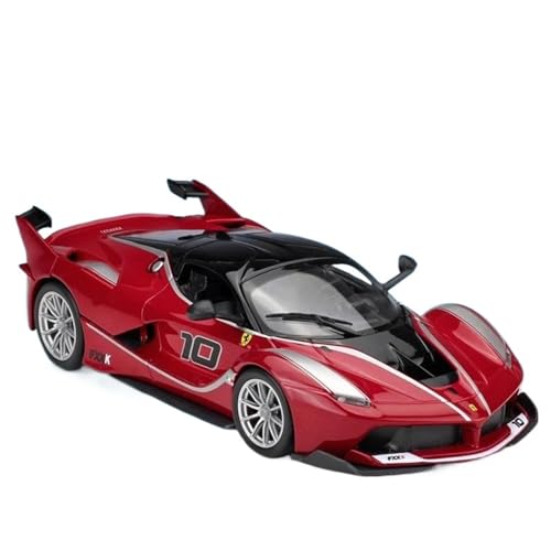LUgez maßstabsgetreues Auto 1:24 für Ferrari FXXK Supercar, Metallfertiges Automodell, Druckguss-Automodell, Ornament-Automodell Modellfahrzeug zum Sammeln (Color : G) von LUgez