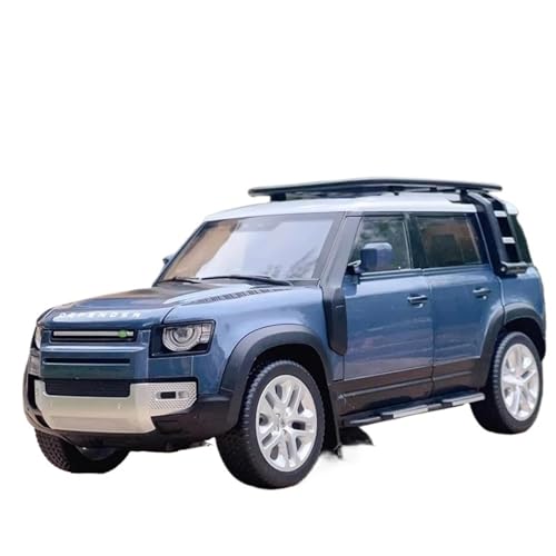 Skala Diecast Car 1:18 Für Land Rover Defender Legierung Fertiges Fahrzeugmodell Druckguss Fahrzeugmodell mit Klang und Licht Collectible Model Fahrzeug (Farbe : B) von LUgez
