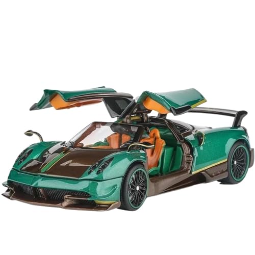 Skala Diecast Car 1:32 Für Pagani Huayra Legierung Sports Modell Metall Racing Auto Fahrzeug Modell mit Ton und Licht Collectible Model Fahrzeug (Farbe : A) von LUgez