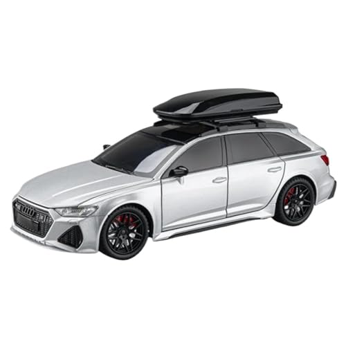 maßstabsgetreues Auto 1/24 für Audi RS6 Avant Station Wagon Legierung Auto Modell Metall Auto Modell mit Sound und Licht Modellfahrzeug zum Sammeln (Color : G) von LUgez