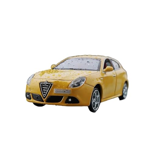 maßstabsgetreues Auto 1:32 für Alfa Romeo Giulietta Legierung fertiges Automodell Druckgussautomodell mit Ton und Licht Modellfahrzeug zum Sammeln (Color : A) von LUgez
