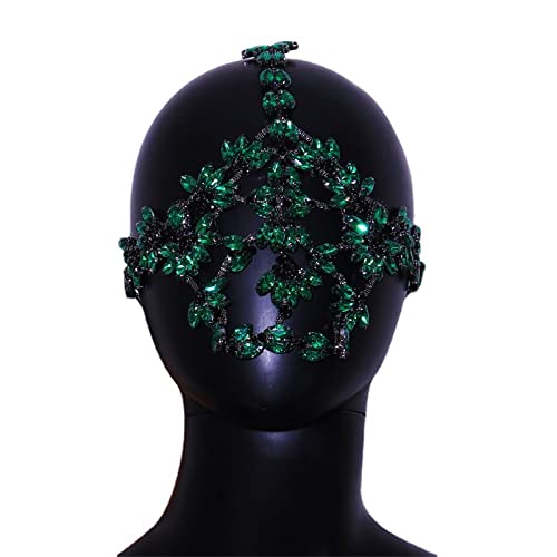 LVUNZJCA Maskenmaske Tanzmaske Halloween Kostüm Party Strass Maske für Party, Halloween von LVUNZJCA