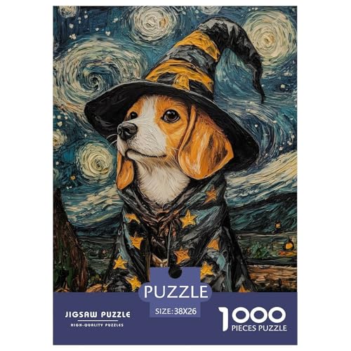 Beagle DogsJigsaw Puzzles for Adults 1000pcs Age 12+ for Adults Challenge HighDifficulty Beautiful Decoration for Women Gifts for Man38x26cm/1000pcs von LWBDSKCZO