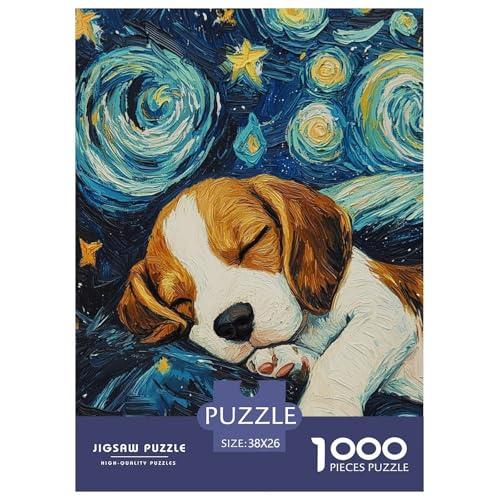 Beagle DogsJigsaw Puzzles for Adults 1000pcs Age 12+ for Adults Educational Games Home Beautiful Decoration for Women Gifts for Man38x26cm/1000pcs von LWBDSKCZO