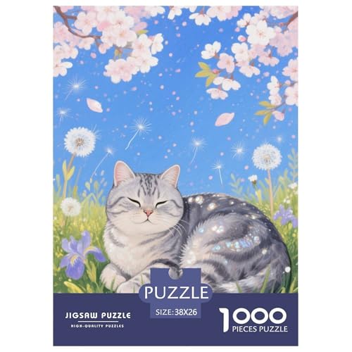 British ShorthairJigsaw Puzzles for Adults 1000pcs Age 12+ for Adults FamilyPuzzle Game Beautiful Decoration for Aduits Kids38x26cm/1000pcs von LWBDSKCZO