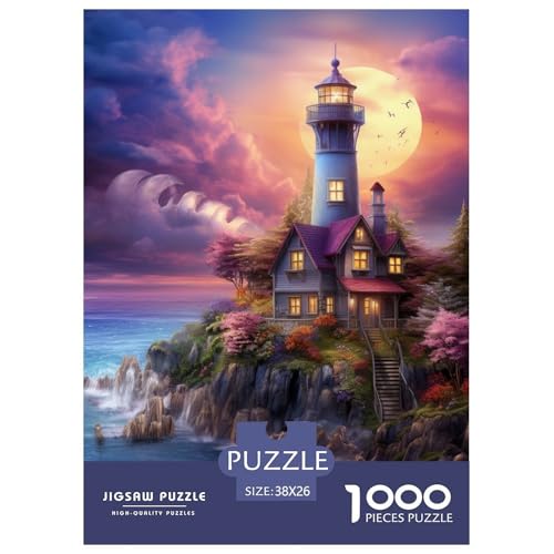 Coastal LighthousesJigsaw Puzzle for Adults 1000pcs Age 12+ for Adults Challenge HighDifficulty Beautiful Decoration for Aduits Kids38x26cm/1000pcs von LWBDSKCZO