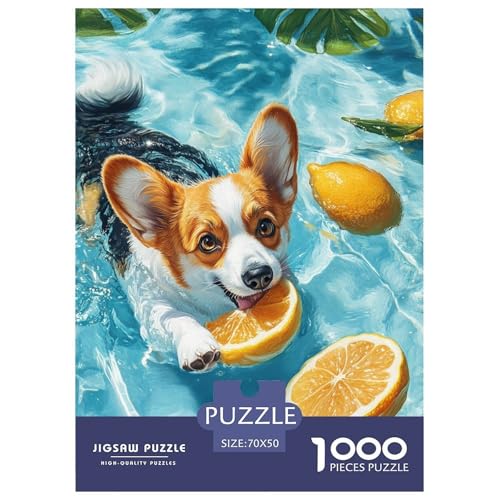 CorgiJigsaw Puzzles for Adults 1000 Pieces Age 12+ for Adults Challenging & Brainteasing Beautiful Decoration for Women Gifts for Man70x50cm/1000pcs von LWBDSKCZO