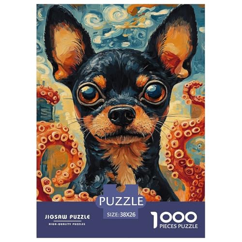 DobermanJigsaw Puzzles for Adults 1000pcs Age 12+ for Adults Challenge HighDifficulty Beautiful Decoration for Aduits Kids38x26cm/1000pcs von LWBDSKCZO