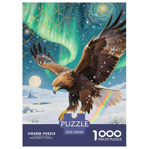 EagleJigsaw Puzzles for Adults 1000 Piece Age 12+ for Adults Challenge HighDifficulty Beautiful Decoration for Women Gifts for Man70x50cm/1000pcs von LWBDSKCZO