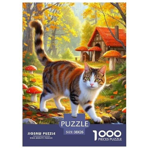 European ShorthairJigsaw Puzzles for Adults 1000pcs Age 12+ for Adults FamilyPuzzle Game Beautiful Decoration for Women Gifts for Man38x26cm/1000pcs von LWBDSKCZO
