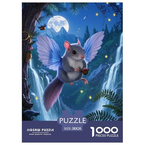 Flying SquirrelJigsaw Puzzles for Adults 1000 Pieces Age 12+ for Adults Challenging & Brainteasing Beautiful Decoration for Women Gifts for Man38x26cm/1000pcs von LWBDSKCZO