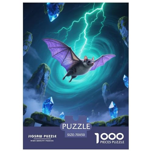 Flying SquirrelJigsaw Puzzles for Adults 1000 Pieces Age 12+ for Adults Educational Game Challenge Toy Beautiful Decoration Birthday Gifts70x50cm/1000pcs von LWBDSKCZO