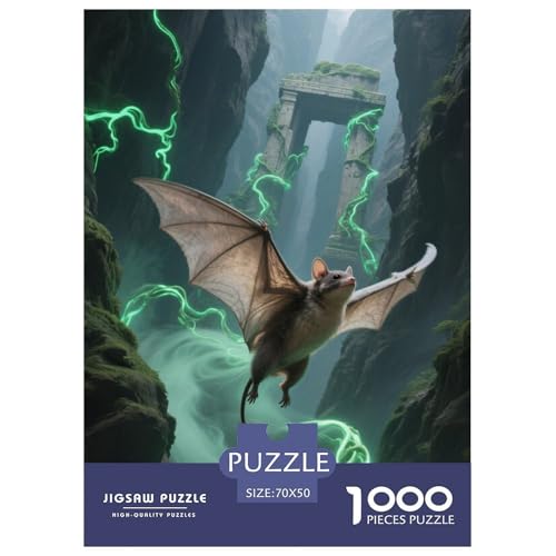 Flying SquirrelJigsaw Puzzles for Adults 1000 Pieces Age 12+ for Adults Educational Games Home Beautiful Decoration for Aduits Kids70x50cm/1000pcs von LWBDSKCZO
