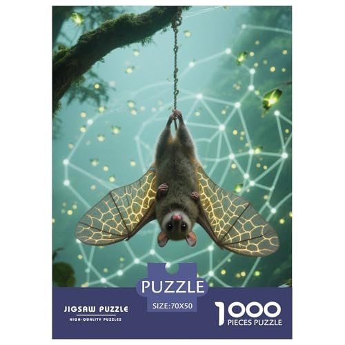 Flying SquirrelJigsaw Puzzles for Adults 1000 Pieces Age 12+ for Adults FamilyPuzzle Game Beautiful Decoration for Women Gifts for Man70x50cm/1000pcs von LWBDSKCZO