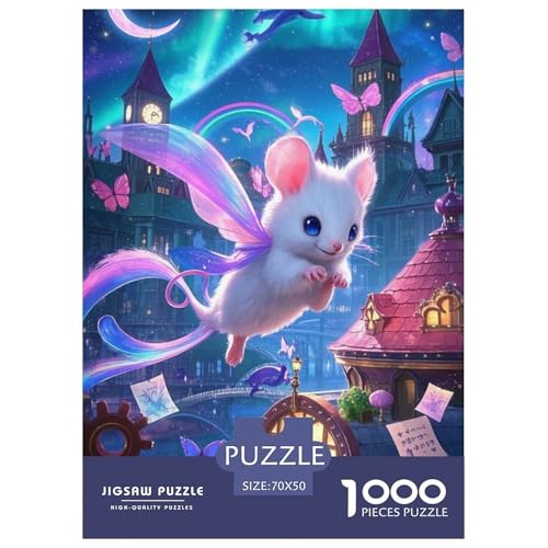 Flying SquirrelJigsaw Puzzles for Adults 1000pcs Age 12+ for Adults Educational Games Home Beautiful Decoration Birthday Gifts70x50cm/1000pcs von LWBDSKCZO