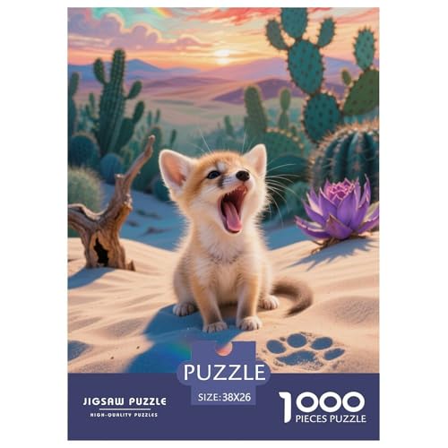 FoxJigsaw Puzzles for Adults 1000pcs Age 12+ for Adults Challenging & Brainteasing Beautiful Decoration for Aduits Kids38x26cm/1000pcs von LWBDSKCZO