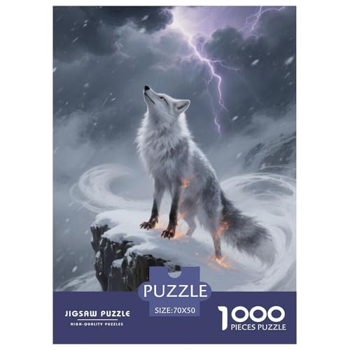 FoxJigsaw Puzzles for Adults 1000pcs Age 12+ for Adults Educational Games Home Beautiful Decoration for Aduits Kids70x50cm/1000pcs von LWBDSKCZO