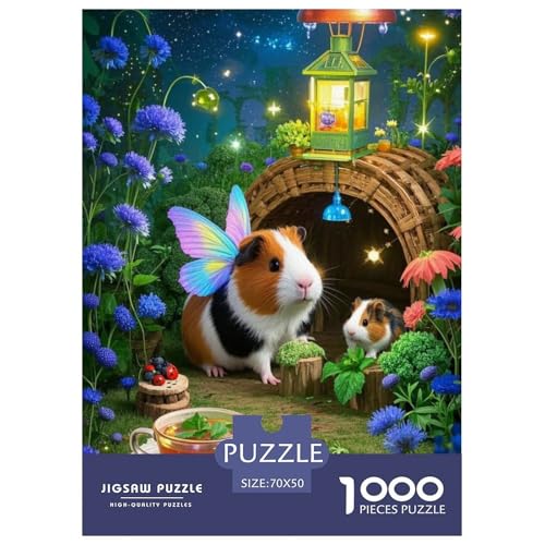 Guinea PigJigsaw Puzzles for Adults 1000 Piece Age 12+ for Adults Challenging & Brainteasing Beautiful Decoration for Aduits Kids70x50cm/1000pcs von LWBDSKCZO