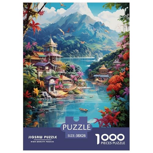 Holiday BayJigsaw Puzzle for Adults 1000pcs Age 12+ for Adults Challenge HighDifficulty Beautiful Decoration Birthday Gifts38x26cm/1000pcs von LWBDSKCZO