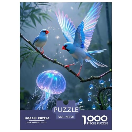 Java SparrowJigsaw Puzzles for Adults 1000 Piece Age 12+ for Adults FamilyPuzzle Game Beautiful Decoration for Aduits Kids70x50cm/1000pcs von LWBDSKCZO