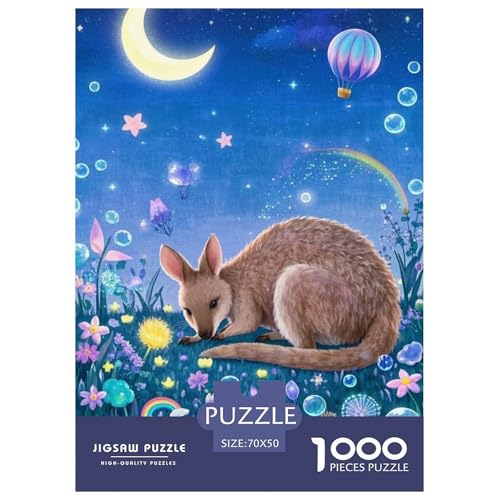 KangarooJigsaw Puzzles for Adults 1000 Pieces Age 12+ for Adults Educational Games Home Beautiful Decoration for Women Gifts for Man70x50cm/1000pcs von LWBDSKCZO