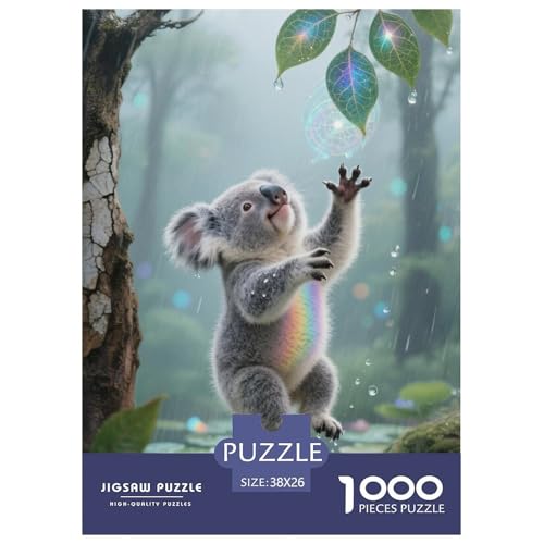 KoalaJigsaw Puzzles for Adults 1000 Piece Age 12+ for Adults Educational Game Challenge Toy Beautiful Decoration Birthday Gifts38x26cm/1000pcs von LWBDSKCZO