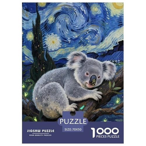 KoalaJigsaw Puzzles for Adults 1000pcs Age 12+ for Adults Educational Game Challenge Toy Beautiful Decoration for Women Gifts for Man70x50cm/1000pcs von LWBDSKCZO