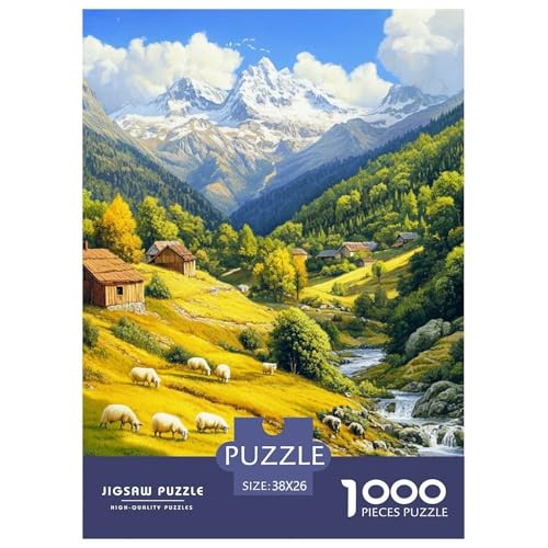 LambJigsaw Puzzles for Adults 1000 Pieces Age 12+ for Adults FamilyPuzzle Game Beautiful Decoration Birthday Gifts38x26cm/1000pcs von LWBDSKCZO