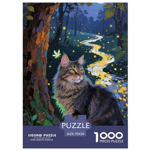 Maine CoonJigsaw Puzzles for Adults 1000 Pieces Age 12+ for Adults Challenging & Brainteasing Beautiful Decoration for Women Gifts for Man70x50cm/1000pcs von LWBDSKCZO