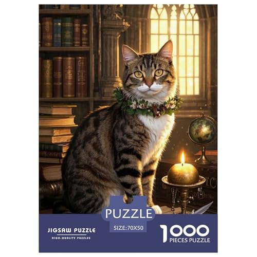 Manx CatJigsaw Puzzles for Adults 1000 Pieces Age 12+ for Adults Challenge HighDifficulty Beautiful Decoration for Women Gifts for Man70x50cm/1000pcs von LWBDSKCZO