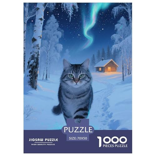 Norwegian Forest CatJigsaw Puzzle for Adults 1000pcs Age 12+ for Adults Challenging & Brainteasing Beautiful Decoration Birthday Gifts70x50cm/1000pcs von LWBDSKCZO