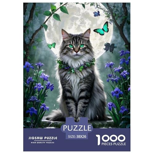 Norwegian Forest CatJigsaw Puzzles for Adults 1000 Piece Age 12+ for Adults Challenge HighDifficulty Beautiful Decoration Birthday Gifts38x26cm/1000pcs von LWBDSKCZO
