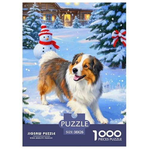 Old English SheepdogJigsaw Puzzles for Adults 1000 Pieces Age 12+ for Adults FamilyPuzzle Game Beautiful Decoration Birthday Gifts38x26cm/1000pcs von LWBDSKCZO