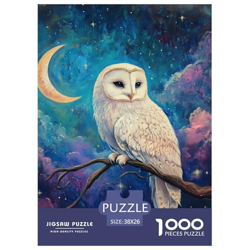 OwlJigsaw Puzzles for Adults 1000 Piece Age 12+ for Adults Challenging & Brainteasing Beautiful Decoration for Aduits Kids38x26cm/1000pcs von LWBDSKCZO
