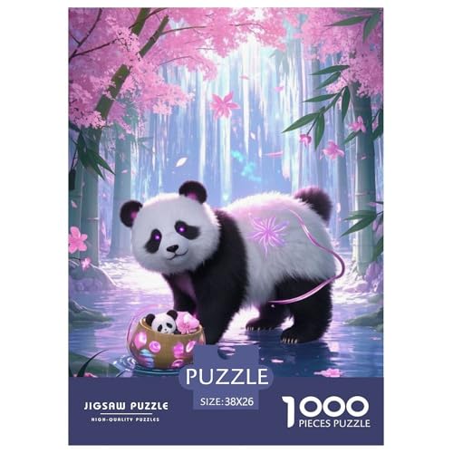 PandaJigsaw Puzzles for Adults 1000pcs Age 12+ for Adults Challenge HighDifficulty Beautiful Decoration Birthday Gifts38x26cm/1000pcs von LWBDSKCZO
