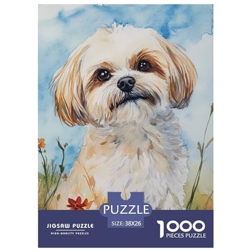 Papillon DogJigsaw Puzzles for Adults 1000pcs Age 12+ for Adults FamilyPuzzle Game Beautiful Decoration for Women Gifts for Man38x26cm/1000pcs von LWBDSKCZO