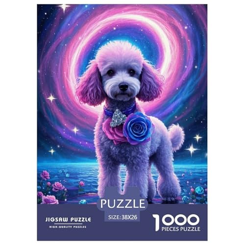 PoodleJigsaw Puzzles for Adults 1000 Piece Age 12+ for Adults FamilyPuzzle Game Beautiful Decoration for Aduits Kids38x26cm/1000pcs von LWBDSKCZO