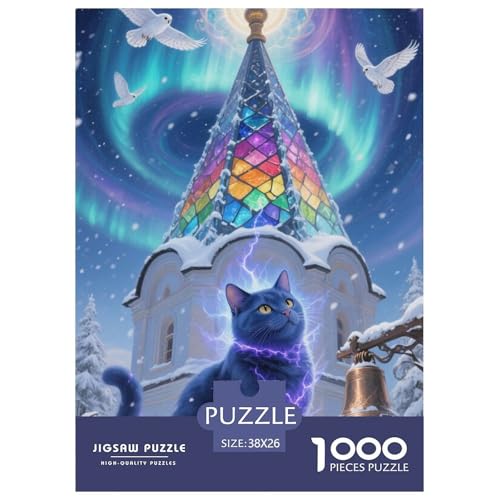 Russian BlueJigsaw Puzzles for Adults 1000 Piece Age 12+ for Adults FamilyPuzzle Game Beautiful Decoration for Aduits Kids38x26cm/1000pcs von LWBDSKCZO