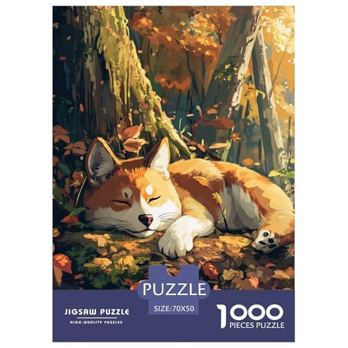 Shiba InuJigsaw Puzzle for Adults 1000pcs Age 12+ for Adults Challenge HighDifficulty Beautiful Decoration Birthday Gifts70x50cm/1000pcs von LWBDSKCZO
