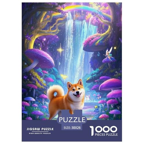Shiba InuJigsaw Puzzles for Adults 1000 Pieces Age 12+ for Adults Challenge HighDifficulty Beautiful Decoration for Women Gifts for Man38x26cm/1000pcs von LWBDSKCZO