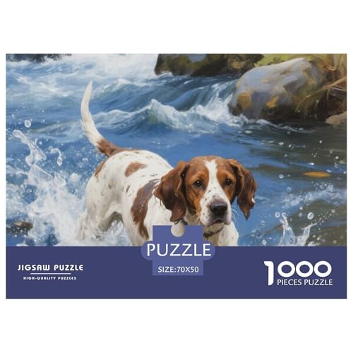 Springer SpanielJigsaw Puzzles for Adults 1000 Piece Age 12+ for Adults Challenge HighDifficulty Beautiful Decoration for Women Gifts for Man70x50cm/1000pcs Springer SpanielJigsaw Puzzles for Adults 1000 Piece Age 12+ for Adults Challenge HighDifficulty Beautiful Decoration for Women Gifts for Man70x50cm/1000pcs von LWBDSKCZO