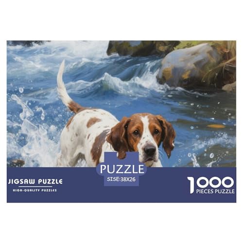 Springer SpanielJigsaw Puzzles for Adults 1000pcs Age 12+ for Adults Educational Games Home Beautiful Decoration for Aduits Kids38x26cm/1000pcs Springer SpanielJigsaw Puzzles for Adults 1000pcs Age 12+ for Adults Educational Games Home Beautiful Decoration for Aduits Kids38x26cm/1000pcs von LWBDSKCZO