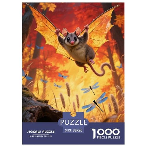 Sugar GliderJigsaw Puzzles for Adults 1000pcs Age 12+ for Adults Educational Game Challenge Toy Beautiful Decoration for Aduits Kids38x26cm/1000pcs von LWBDSKCZO